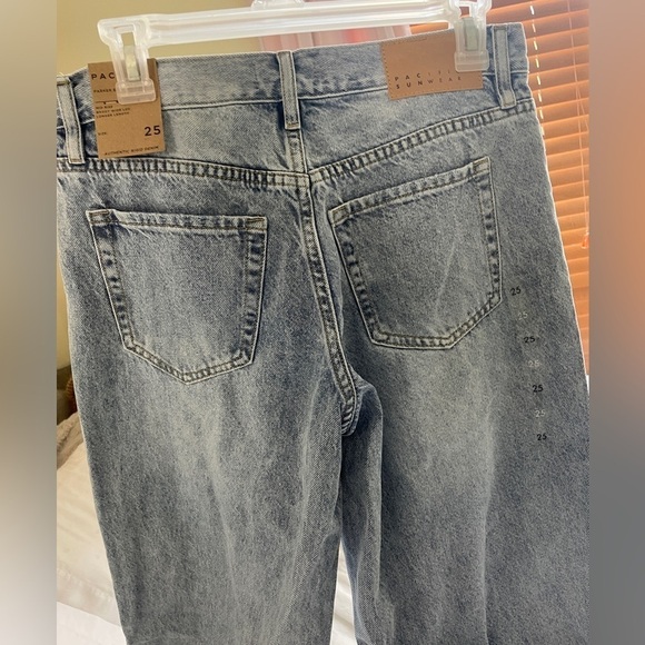 PACSUN Low-rise Medium Indigo Parker Extreme Baggy Jeans - Picture 5 of 5